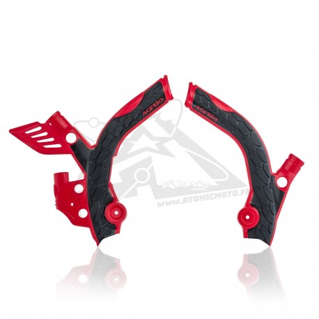 Protection de cadre ACERBIS X-GRIP BETA '13-18 - Rouge / Noir