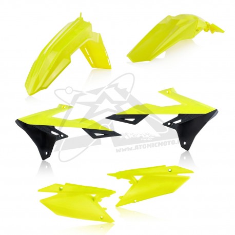 Kit plastiques complet SUZUKI 450 RMZ '18 - Jaune fluo 