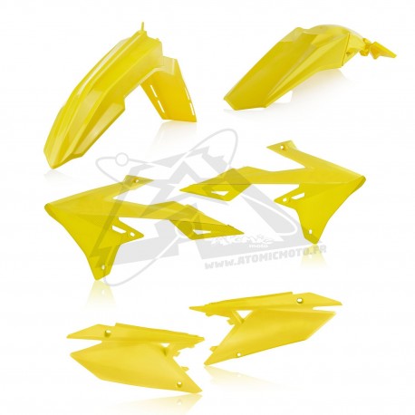 Kit plastiques complet SUZUKI 450 RMZ '18 - Jaune 