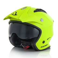 Casque jet ACERBIS ARIA - Jaune fluo