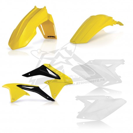 Kit plastiques complet SUZUKI 250 RMZ '18 - Origine 