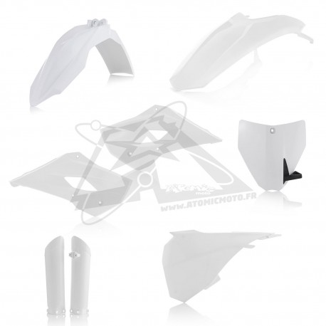 Kit plastiques super complet HVA 85 TC '14/17 - Blanc 