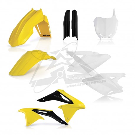 Kit plastiques super complet SUZUKI 250 RMZ '18 - Origine 2018