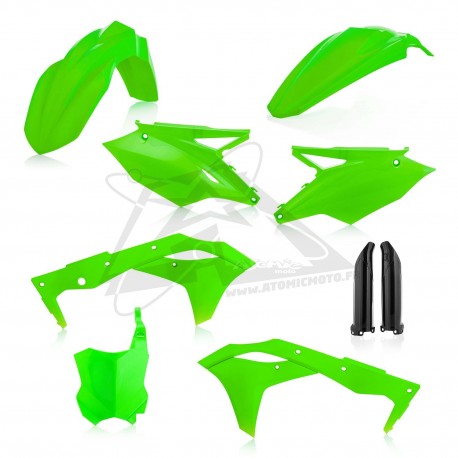 Kit plastiques super complet ACERBIS KAWASAKI KXF250 '17 - Vert fluo