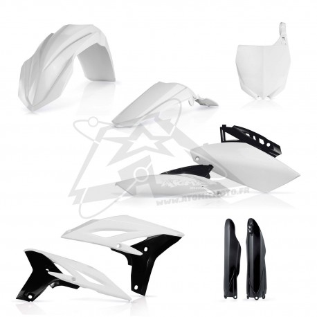 Kit plastiques super complet ACERBIS YAMAHA YZF250 '10/13 - Origine blanc 2013