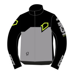 Casaque R-Evo FIRSTRACING - Noir / Gris / Fluo