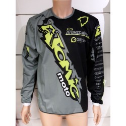 Maillot Atomic DATA Mid 2019 - Gris / Fluo