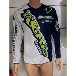 Maillot Atomic DATA Mid 2019 - Marine / Fluo
