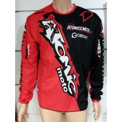 Maillot Atomic DATA Mid 2019 - Rouge / Noir