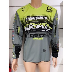 Maillot Atomic DATA ST 2019 - Gris / Fluo