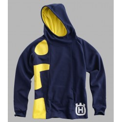 Sweat à capuche HUSQVARNA Inventor - Bleu / Jaune
