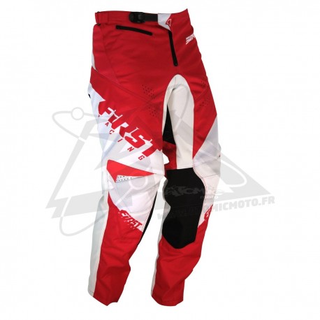 Pantalon FIRSTRACING SCAN RACE.2 RACE.2 - Blanc / Rouge