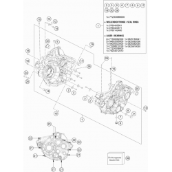 Carters moteur HUSQVARNA 250 FE 2020