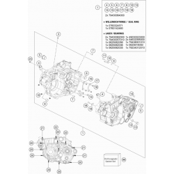 Carters moteur HUSQVARNA 450/501 FE 2020