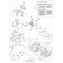 Carters moteur HUSQVARNA 85 TC 17/14 19/16 2020