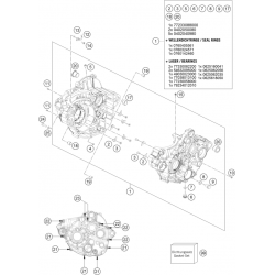 Carters moteur HUSQVARNA 250 FC 2020