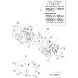 Carters moteur HUSQVARNA 250/300 TEi 2020