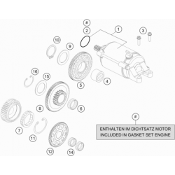 Démarreur électrique HUSQVARNA 701 ENDURO/SUPERMOTO 2018-2019