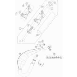 Échappement 2T HUSQVARNA 125 TX 2018/2019