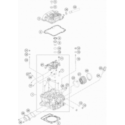 Culasse HUSQVARNA 350 FE 2020