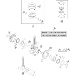 Piston et vilebrequin