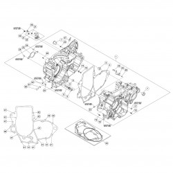 Carter moteur BETA 350 RR 4T EFI 2019