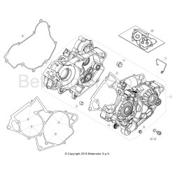 Carter moteur BETA 125 RR 2T 2019