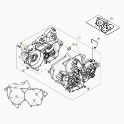 Carter moteur BETA 300 RR 2T 2020