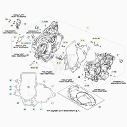 Carter moteur BETA 350 RR 4T EFI 2020