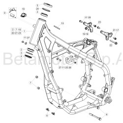 Cadre, chassis BETA ENDURO RR / RACING 4T EFI 2018