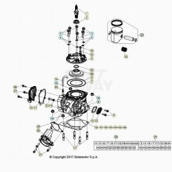 Cylindre et piston BETA 125 RR 2T 2020