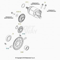 Démarreur électrique BETA 350 RR 4T EFI 2020