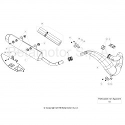 Échappement silencieu BETA 250 RR 2T RACING 2019