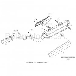 Collecteur et silencieux 4T BETA ENDURO RR 4T EFI 2019