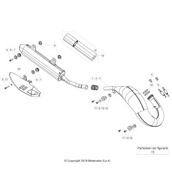 Échappement silencieu BETA 200 RR 2T 2019