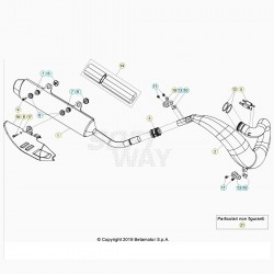 Échappement silencieu BETA 300 RR 2T 2020