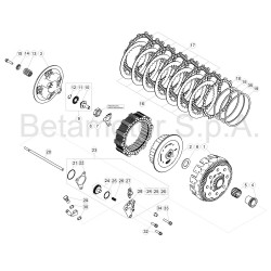 Embrayage BETA 250/300 RR/RACING 2T 2017