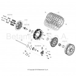 Embrayage BETA 250 RR 2T 2019