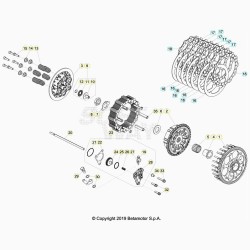 Embrayage BETA 350 RR 4T EFI 2020