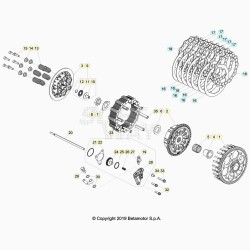 Embrayage BETA 480 RR 4T EFI 2020