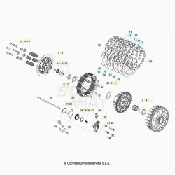 Embrayage BETA 250 RR 2T 2020
