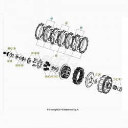Embrayage BETA 125 RR 2T 2020