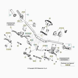 Guidon et maitre cylindres BETA 430 RR 4T EFI 2020