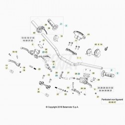 Guidon et maitre cylindres BETA 200 RR 2T 2020