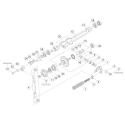 Commande de valves et pompe à eau BETA 250 X-TRAINER 2T 2017