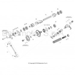 Commande de valves et pompe à eau BETA 125 RR 2T RACING 2019