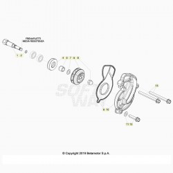 Pompe à eau BETA 350 RR 4T EFI 2020