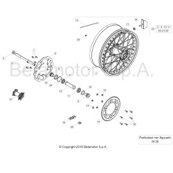 Roue arrière BETA ENDURO X-TRAINER 2T 2017