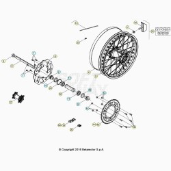 Roue arrière BETA 480 RR 4T EFI 2020