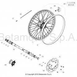 Roue avant BETA 250 RR 2T 2019